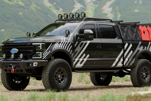 For Sema Ford Displays Altered Mavericks Rangers And F Series Trucks