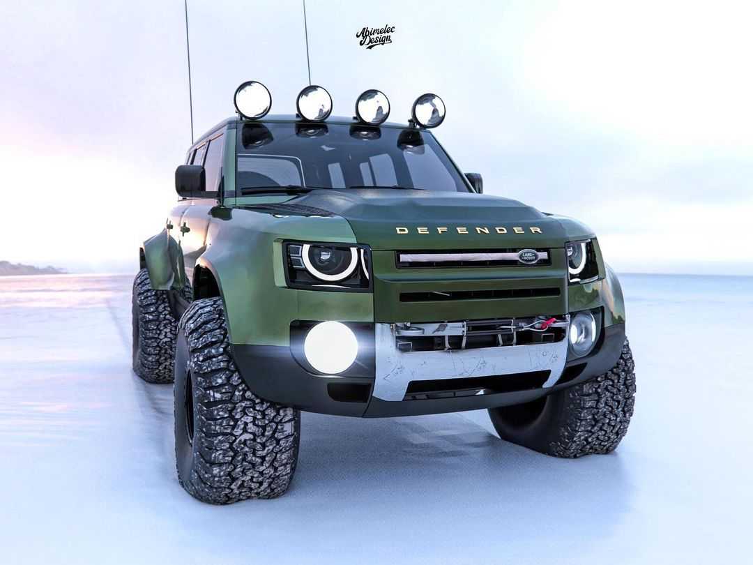 These Renderings Show The Ideal Land Rover Defender Arctic SUV