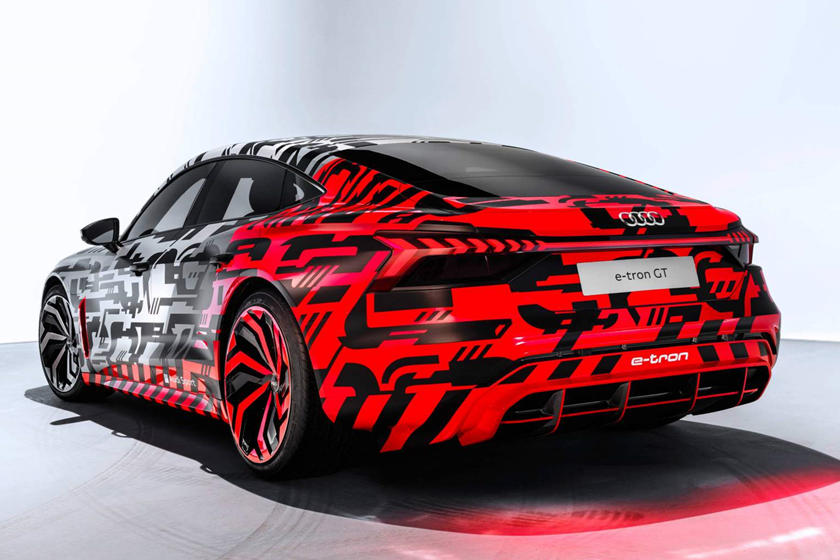 Audi e-tron GT accessory camouflage