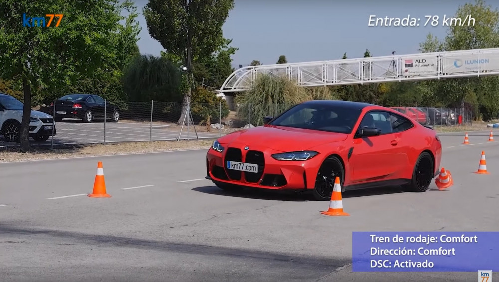 BMW M4 Competition Moose Test