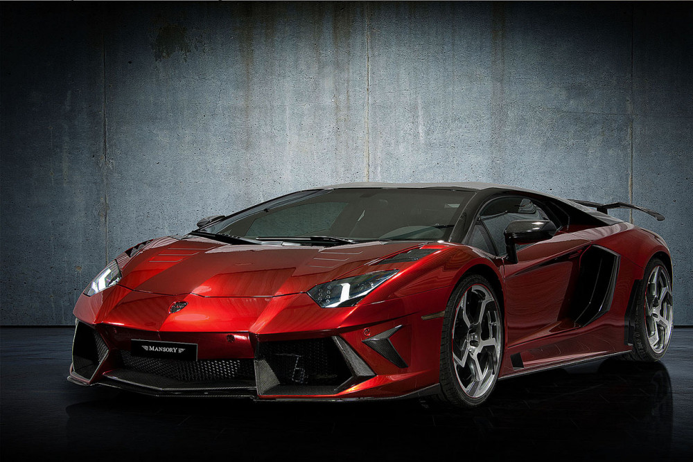 Here Is the Best Looking Mansory Aventador Painted in Red!