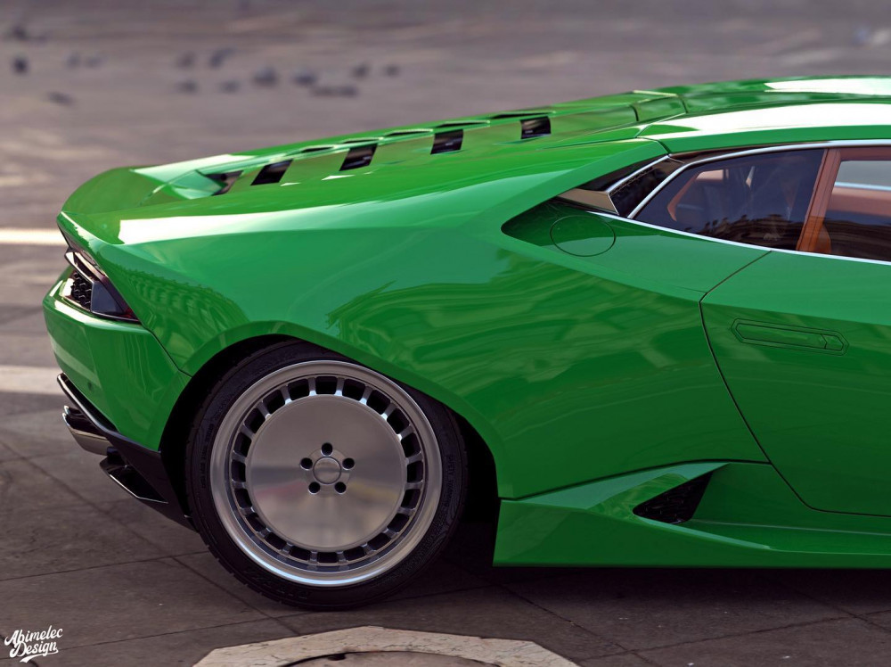 Lamborghini Huracan Countach-inspired