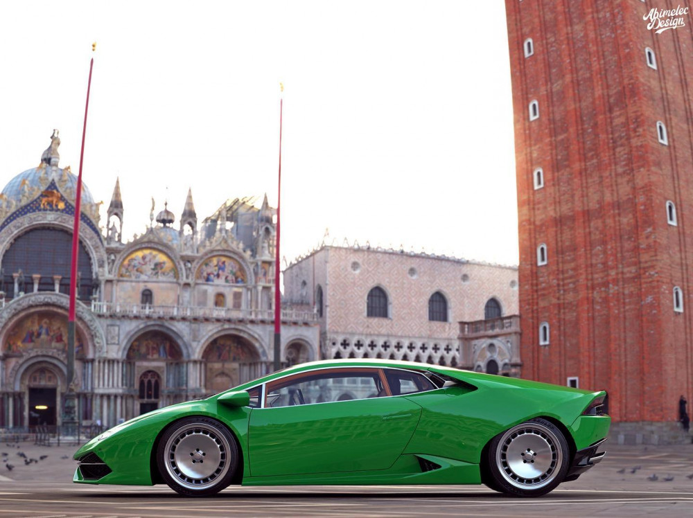 Lamborghini Huracan Countach-inspired