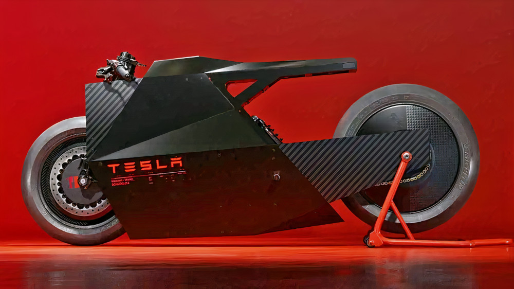 Tesla Electric Motorcycle Concept