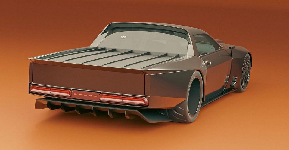 The 2025 Dodge Challenger Demon SRT Ute Envisioned By A Designer