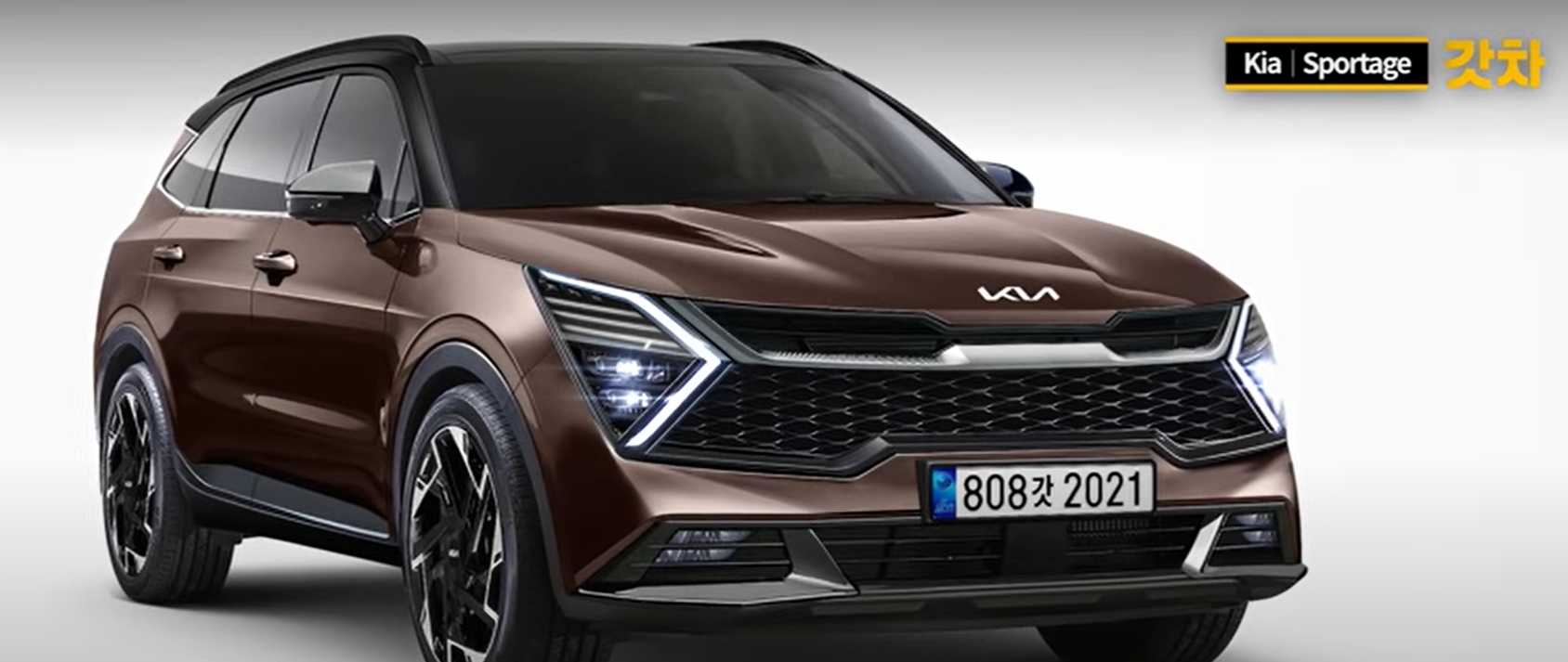 A 2022 Kia Sportage Rendering In Stunning Colors