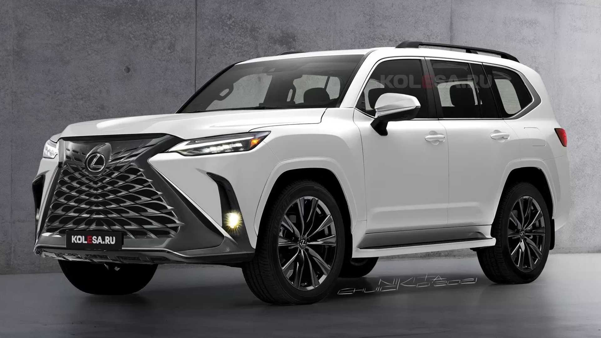 The NextGen Lexus LX Rendered In Form Of A SUV With Massive Grille