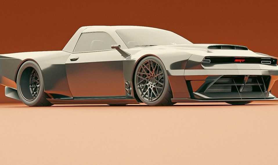 The 2025 Dodge Challenger Demon SRT Ute Envisioned By A Designer